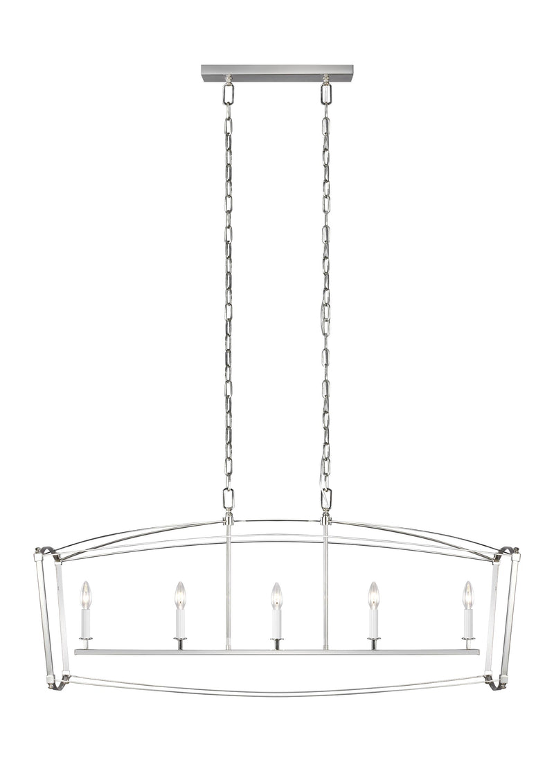 media image for Thayer Collection 5 - Light Linear Chandelier by Feiss 219