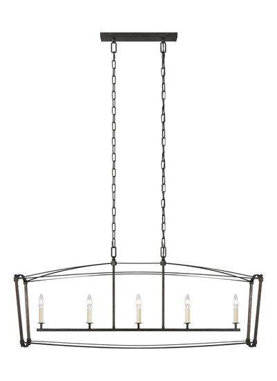 product image for Thayer Collection 5 - Light Linear Chandelier by Feiss 42