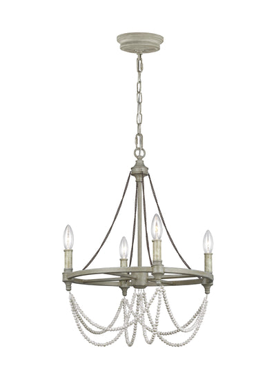 product image for Beverly Collection 4-Light Chandelier by Feiss 4