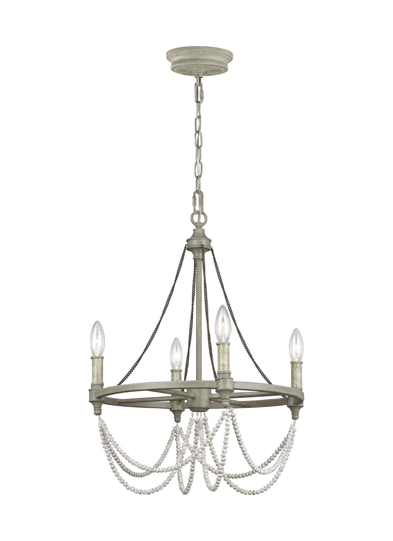 media image for Beverly Collection 4-Light Chandelier by Feiss 213