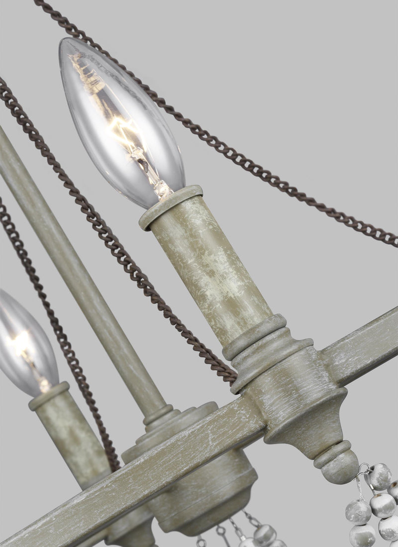 media image for Beverly Collection 4-Light Chandelier by Feiss 288