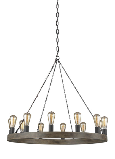 product image for Avenir Collection 12-Light Chandelier by Feiss 73