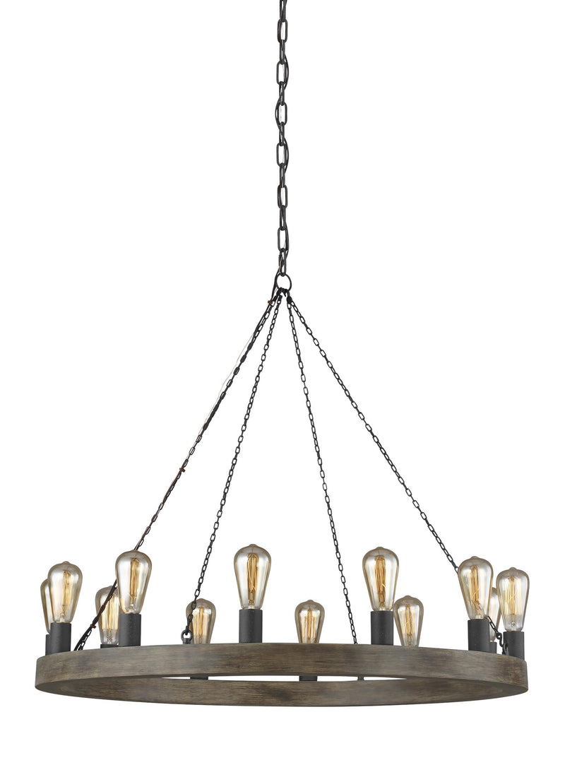 media image for Avenir Collection 12-Light Chandelier by Feiss 231