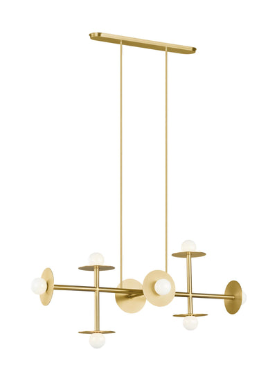 product image for Nodes Abstract Linear Chandelier by Kelly by Kelly Wearstler 57
