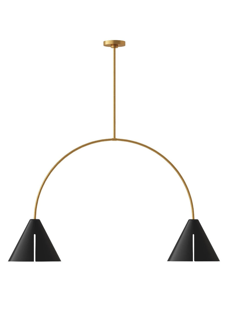 media image for cambre linear chandelier by kelly wearstler kc1102mwtbbs l1 2 275