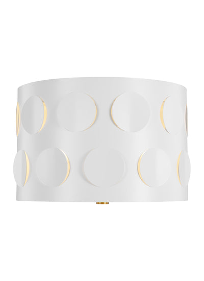 product image for dottie small flush mount by kate spade ksf1002bbs 1 69