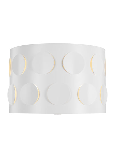 product image for dottie small flush mount by kate spade ksf1002bbs 2 71