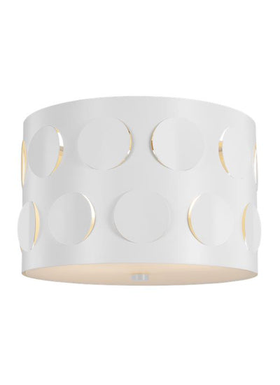 product image for dottie small flush mount by kate spade ksf1002bbs 7 82