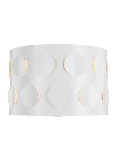 product image for dottie small flush mount by kate spade ksf1002bbs 3 27