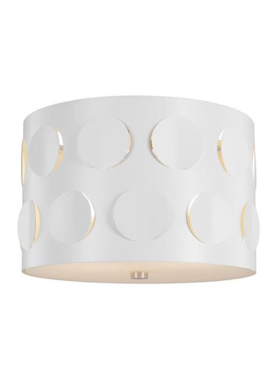 product image for dottie small flush mount by kate spade ksf1002bbs 10 42