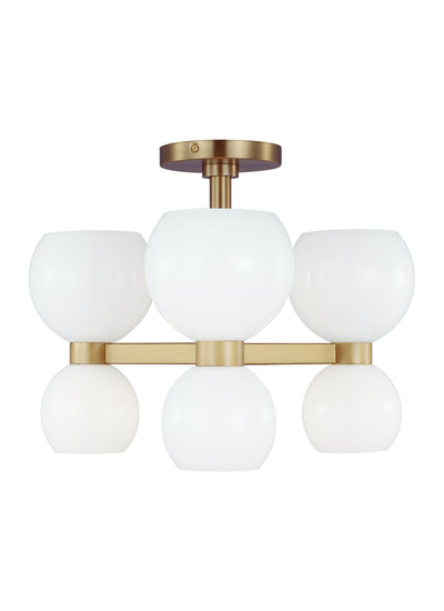 product image for londyn semi flush mount by kate spade ksf1036bbscg 2 82