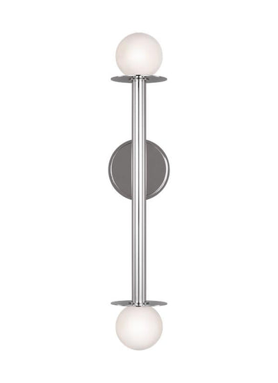 product image of nodes 2 light double sconce by kelly wearstler kwl1012pn 1 511