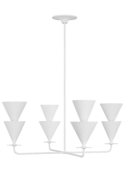 product image for cornet 4 light chandelier by christiane lemieux lxc1084cpst 1 72