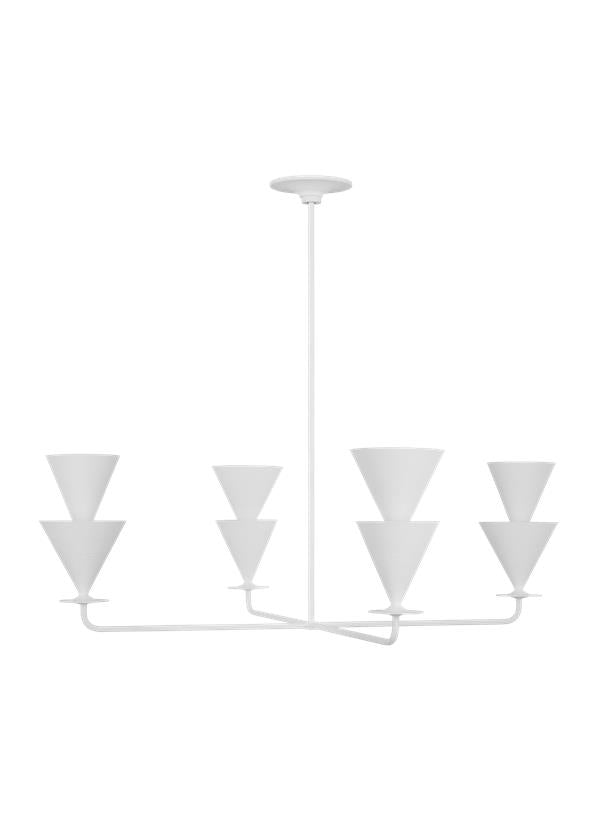 media image for cornet 4 light chandelier by christiane lemieux lxc1084cpst 2 230