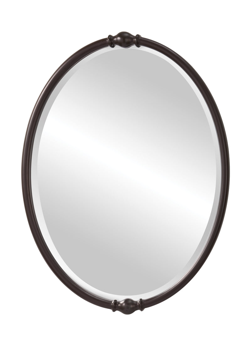 media image for Jackie Collection Oil Rubbed Bronze Mirror by Feiss 281