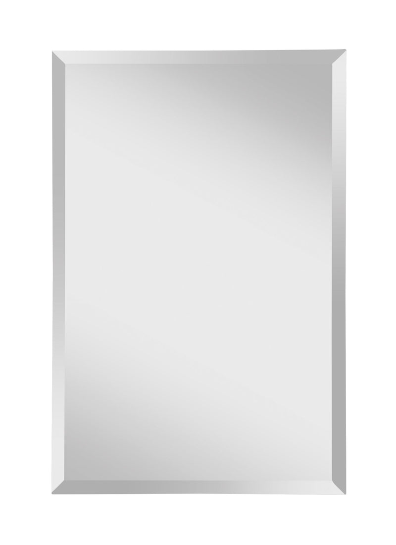 media image for Infinity Large Rectangle Mirror by Feiss 219