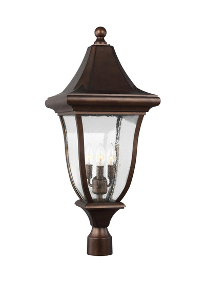 product image for Oakmont Collection 3 - Light Outdoor Post Lantern by Feiss 46