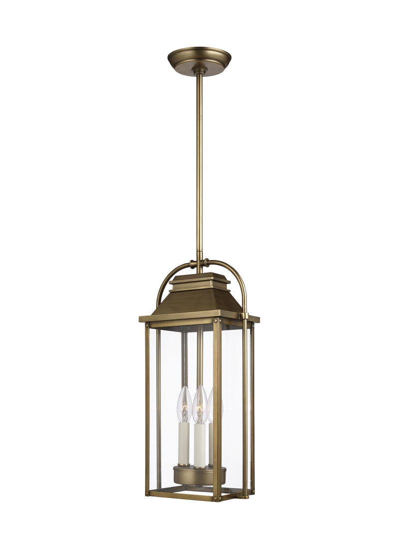 media image for Wellsworth Collection 3 - Light Outdoor Pendant Lantern by Feiss 260