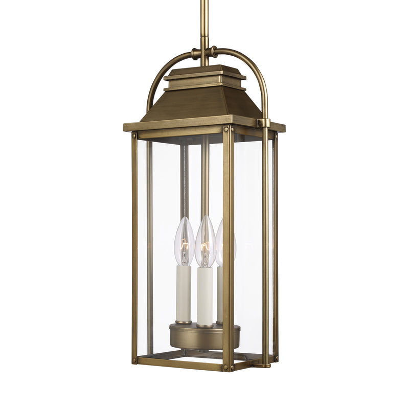 media image for Wellsworth Collection 3 - Light Outdoor Pendant Lantern by Feiss 239