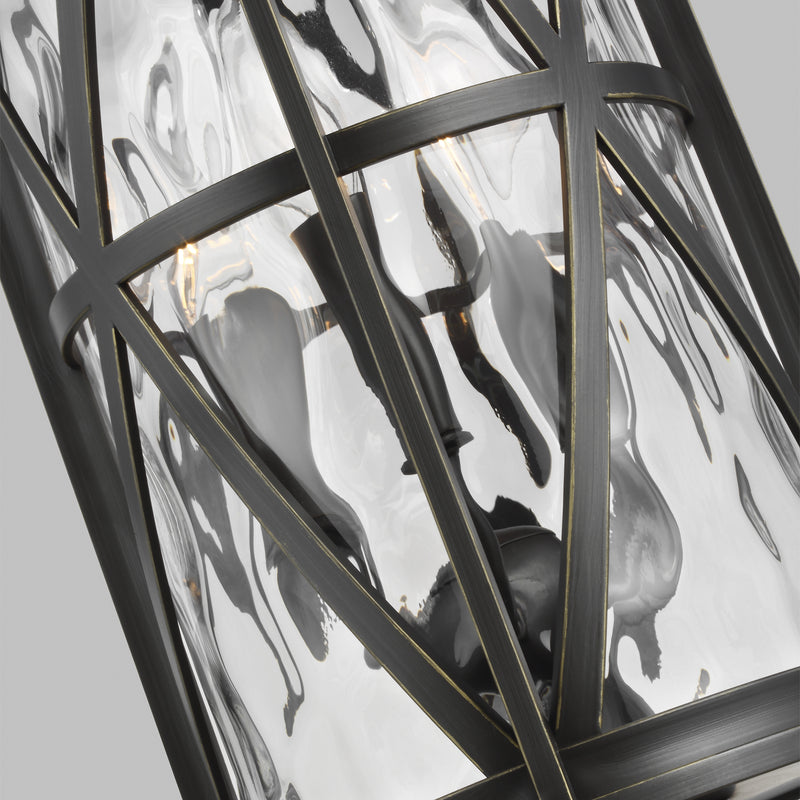 media image for Millbrooke Collection 3 - Light Outdoor Post Lantern by  Feiss 21