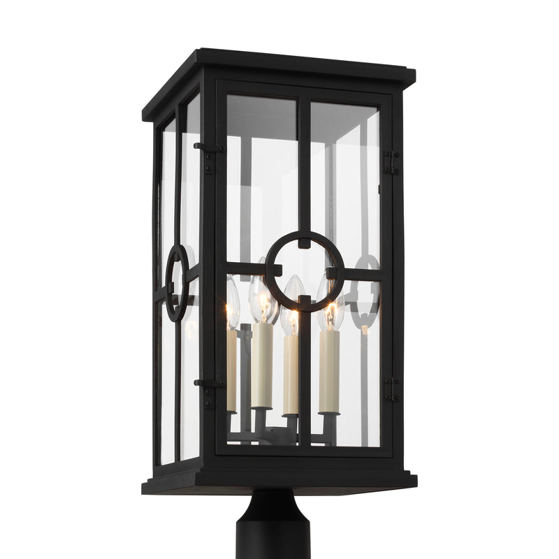 media image for Belleville Collection 4 - Light Outdoor Post Lantern by  Feiss 276