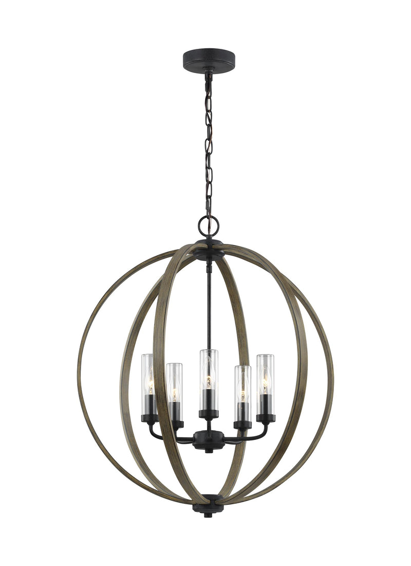 media image for Allier Collection 5 - Light Outdoor Chandelier by Feiss 285