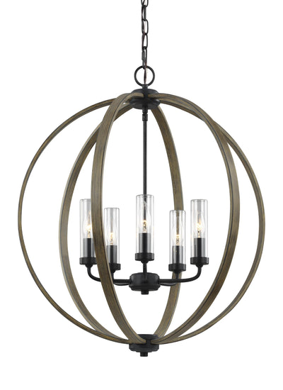 product image for Allier Collection 5 - Light Outdoor Chandelier by Feiss 93