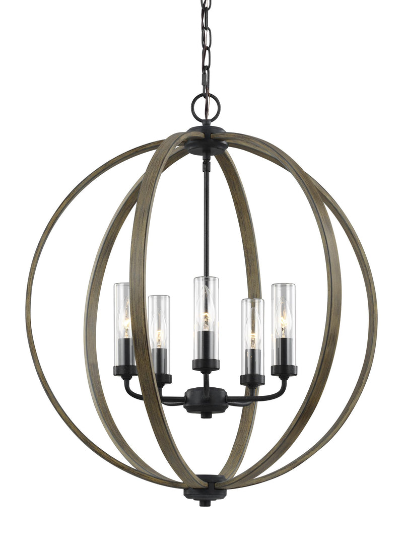 media image for Allier Collection 5 - Light Outdoor Chandelier by Feiss 225