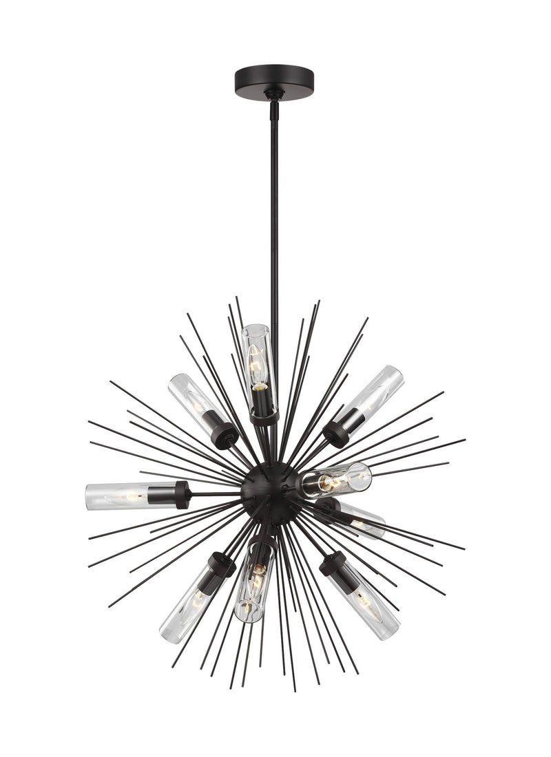 media image for Hilo Collection 9 - Light Outdoor Chandelier by Feiss 252