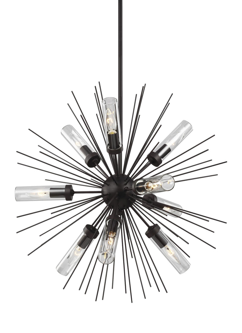 media image for Hilo Collection 9 - Light Outdoor Chandelier by Feiss 281
