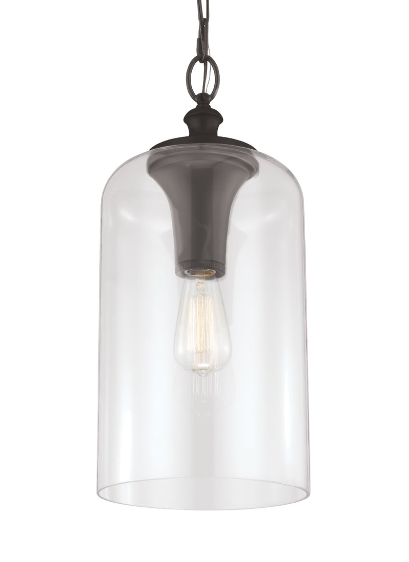 media image for Hounslow Clear Glass Pendant by Feiss 298