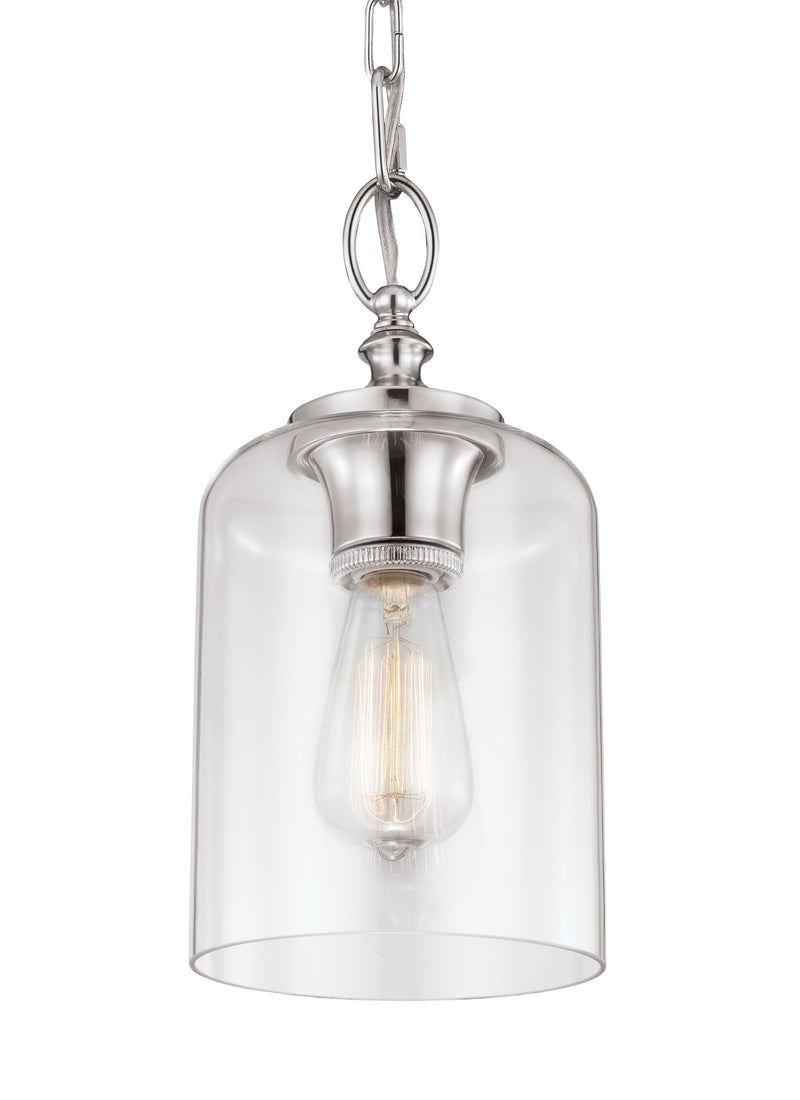 media image for Hounslow Clear Glass Mini Pendant by Feiss 277