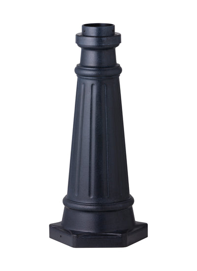 product image of Outdoor Post Base Collection Post Mount Base - Dark Weathered Zinc by Feiss 562