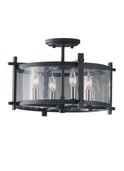 product image of Ethan Collection 4 - Light Indoor Semi-Flush Mount by Feiss 585