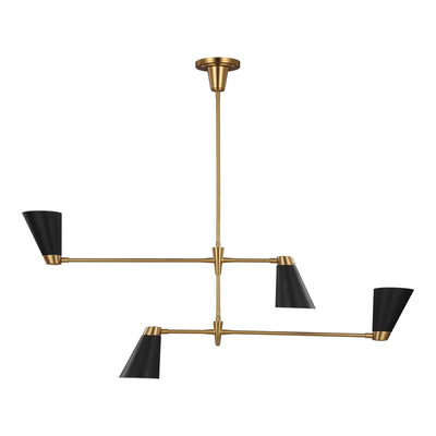 product image for signoret chandelier by thomas obrien tc1116bbs 2 31