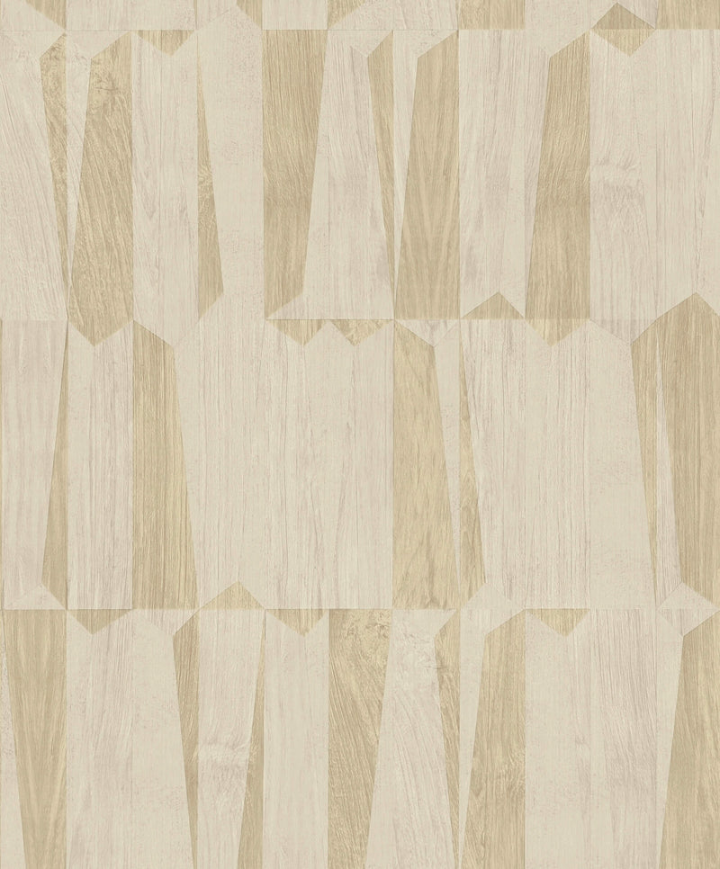 media image for Geo Point Wood Effect Motif Wallpaper in Beige/Cream/Grey 290