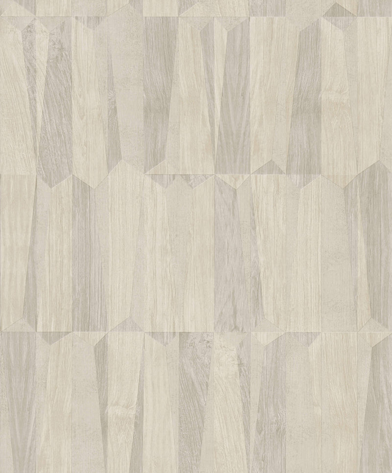media image for Geo Point Wood Effect Motif Wallpaper in Cream/Grey/White 254
