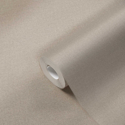 product image for Hessian Effect Textured Wallpaper in Grey 87