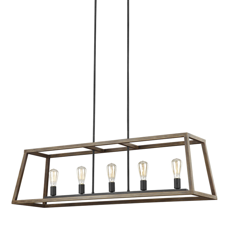 media image for Gannet Collection 5 - Light Island Chandelier by  Feiss 20