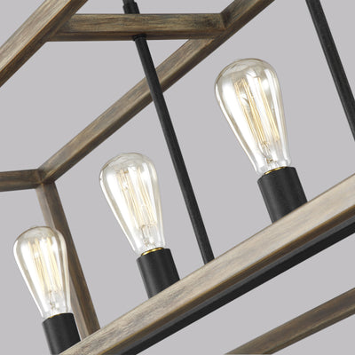 product image for Gannet Collection 5 - Light Island Chandelier by  Feiss 0