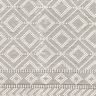 product image for Farmhouse Tassels FTS-2303 Hand Woven Rug in Medium Gray & White by Surya 45