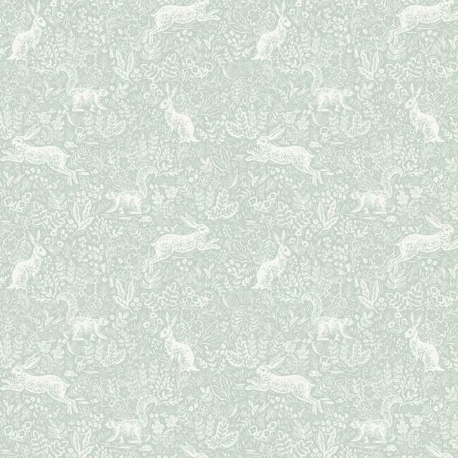 media image for Fable Wallpaper in Mineral from the Rifle Paper Co. Collection by York Wallcoverings 212