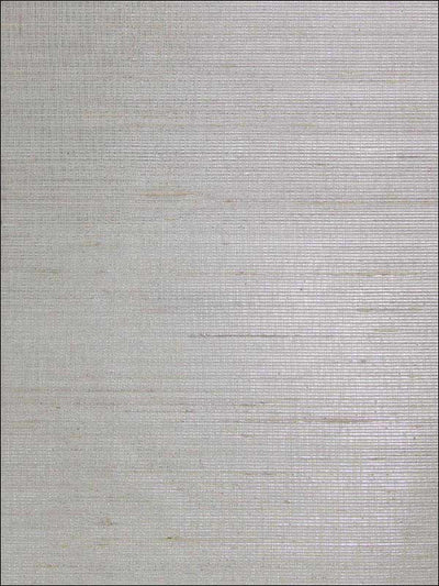 product image of sample faint metallic weave wallpaper in silver white from the sheer intuition collection by burke decor 1 573