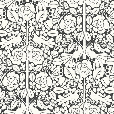 product image for Fairy Tales Wallpaper in Black from the Magnolia Home Vol. 3 Collection by Joanna Gaines 54