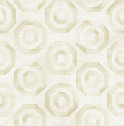 product image of sample faravel geo wallpaper in yellow from the lugano collection by seabrook wallcoverings 1 569