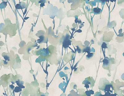 product image of Faravel Wallpaper in Blue from the Lugano Collection by Seabrook Wallcoverings 575