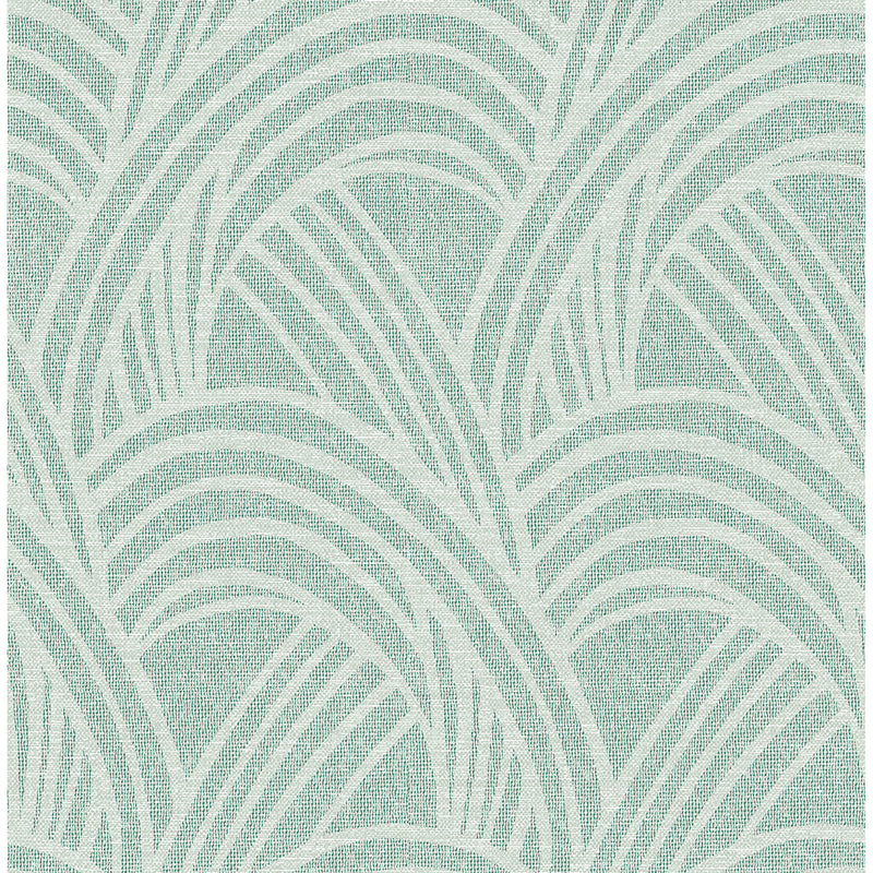 media image for Farrah Green Geometric Wallpaper from the Scott Living II Collection by Brewster Home Fashions 239