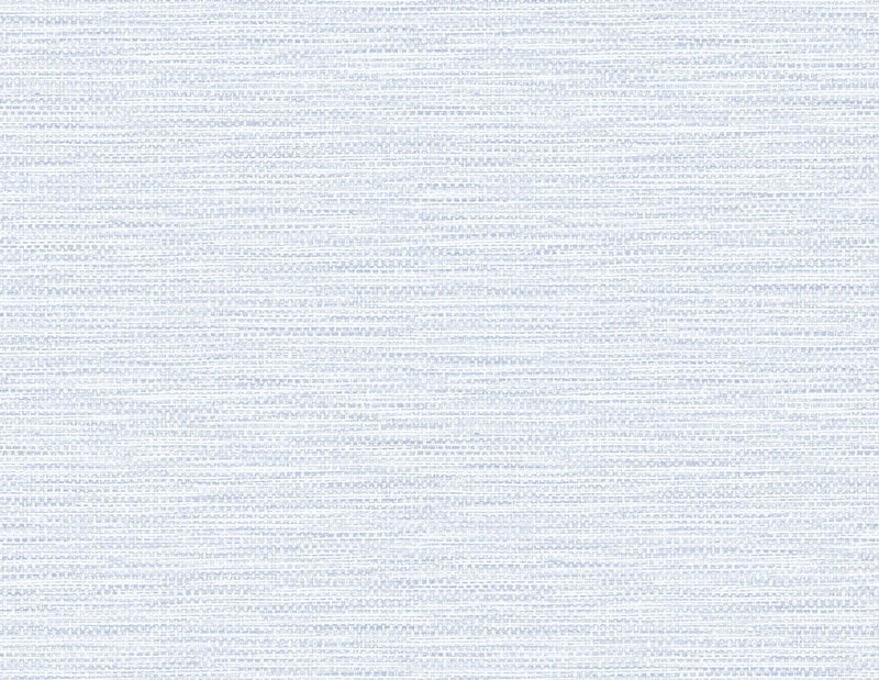 media image for sample faux linen weave wallpaper in blue frost from the luxe retreat collection by seabrook wallcoverings 1 222