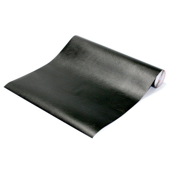 media image for Faux Black Leather Contact Wallpaper by Burke Decor 215