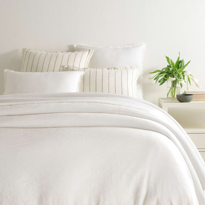 product image of faye linen dove white duvet cover by pine cone hill pc3998 k 1 583